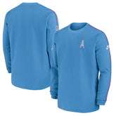 Tennessee Titans Alternate Logo Coach Long Sleeve Top Light Blue