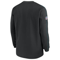Jacksonville Jaguars Alternate Logo Coach Long Sleeve Top Black