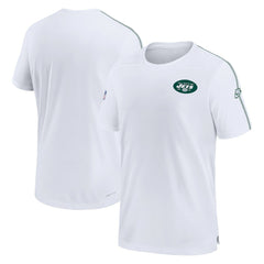 New York Jets Sideline Alternate Logo Coach Performance Top White