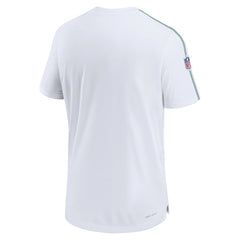 Philadelphia Eagles Sideline Alternate Logo Coach Performance Top White