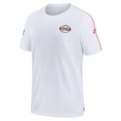 Cleveland Browns Sideline Alternate Logo Coach Performance T-Shirt White