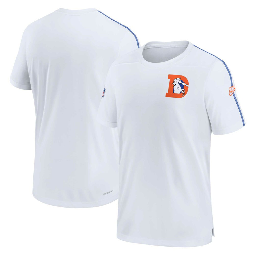 Denver Broncos Sideline Alternate Logo Coach Performance Top White