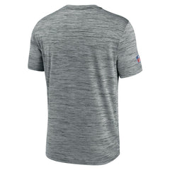 Minnesota Vikings Sideline Velocity Throwback Logo Dri-FIT T-Shirt Gray