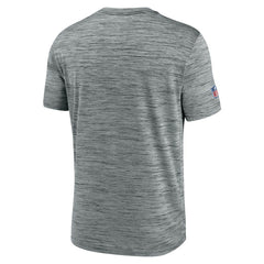 Cleveland Browns Sideline Velocity Throwback Logo Dri-FIT T-Shirt Gray