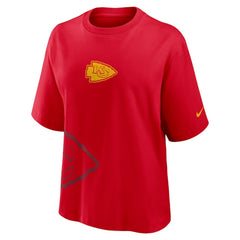 Kansas City Chiefs Women's Boxy T-Shirt Red