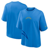 Los Angeles Chargers Women's Boxy T-Shirt Powder Blue