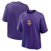 Minnesota Vikings Women's Boxy T-Shirt Purple