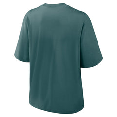 Philadelphia Eagles Women's Boxy T-Shirt Midnight Green