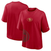 San Francisco 49ers Women's Boxy T-Shirt Scarlet