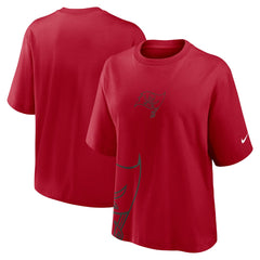 Tampa Bay Buccaneers Women's Boxy T-Shirt Red