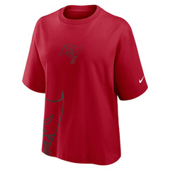 Tampa Bay Buccaneers Women's Boxy T-Shirt Red
