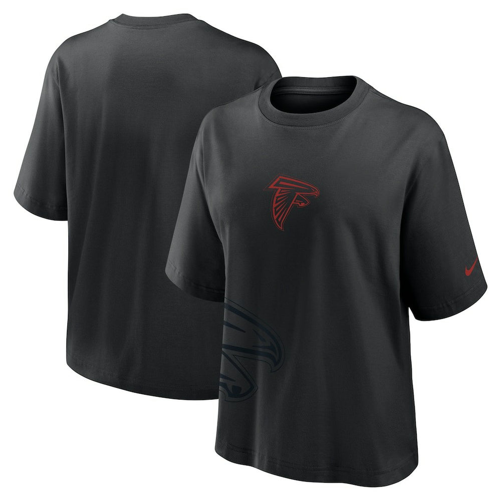Atlanta Falcons Women's Boxy T-Shirt Black