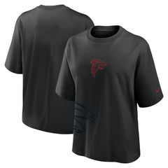 Atlanta Falcons Women's Boxy T-Shirt Black