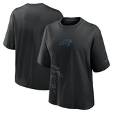 Carolina Panthers Women's Boxy T-Shirt Black