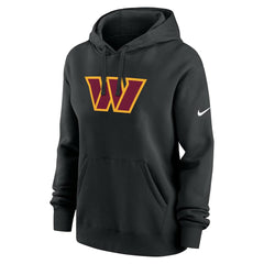 Washington Commanders Women's Club Fleece Hoodie Black