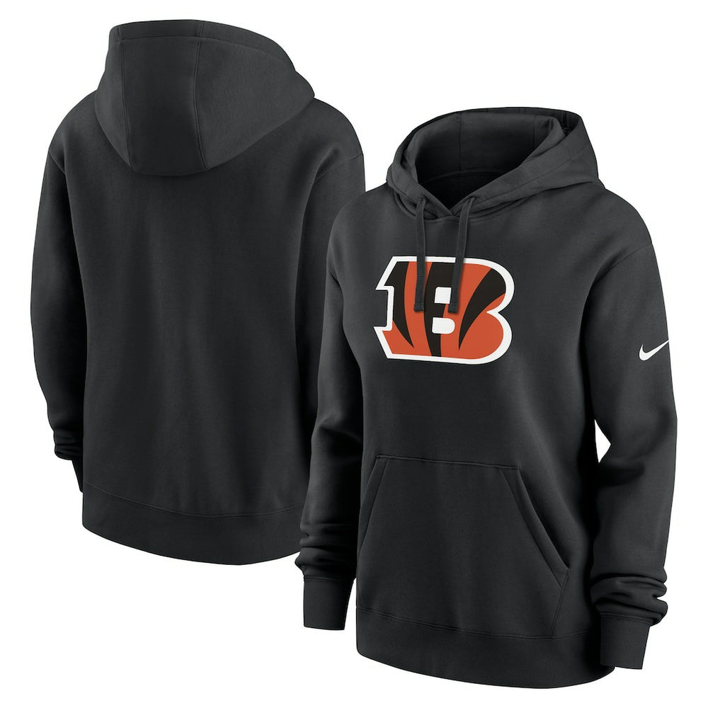 Cincinnati Bengals Women's Club Fleece Hoodie Black