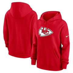 Kansas City Chiefs Women's Club Fleece Hoodie Red