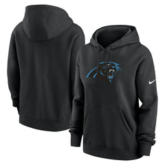 Carolina Panthers Women's Club Fleece Hoodie Black