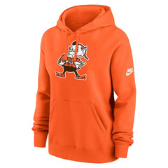 Cleveland Browns Women's Club Fleece Hoodie Orange