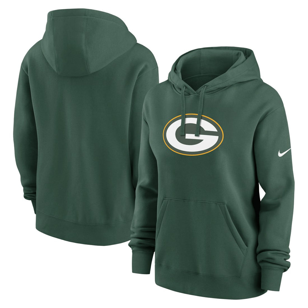 Green Bay Packers Women's Club Fleece Hoodie Green