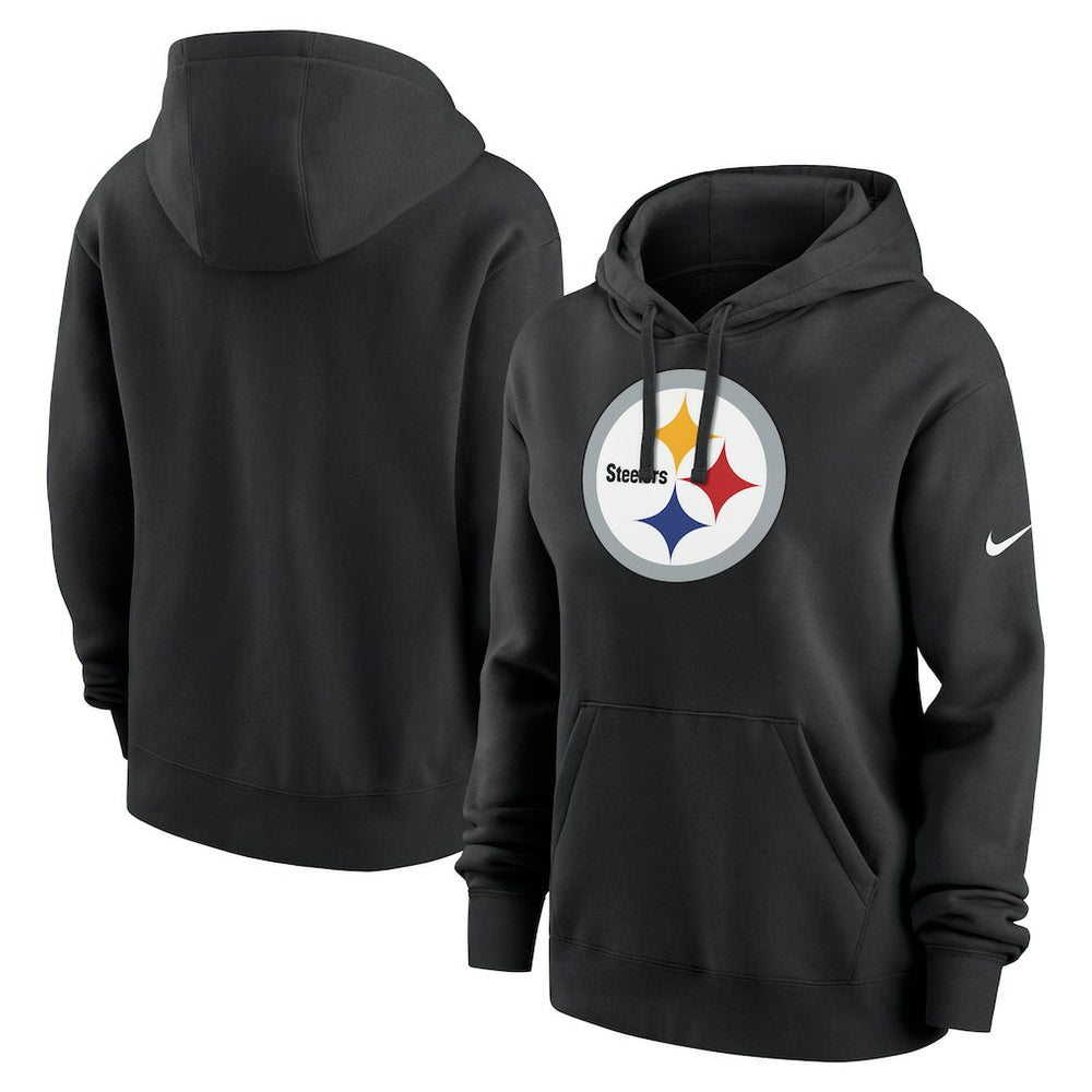 Pittsburgh Steelers Women's Club Fleece Hoodie Black