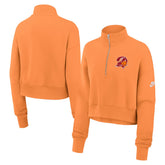 Tampa Bay Buccaneers Women's Rewind Phoenix Half-Zip Sweatshirt Orange