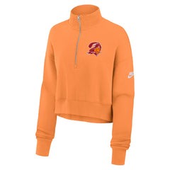Tampa Bay Buccaneers Women's Rewind Phoenix Half-Zip Sweatshirt Orange
