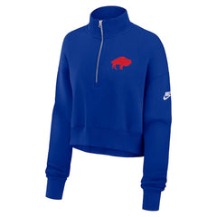 Buffalo Bills Women's Rewind Phoenix Half-Zip Sweatshirt Royal