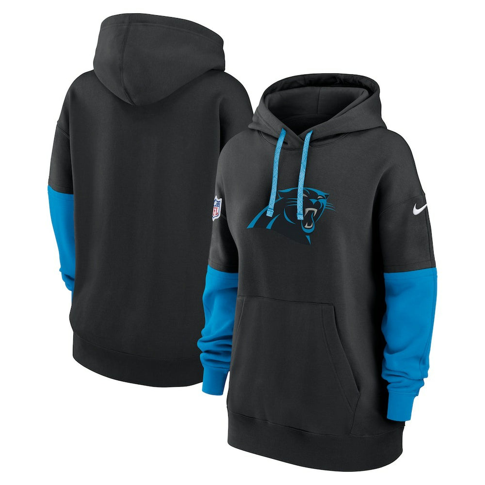 Carolina Panthers Women's Sideline Essential Hoodie Black