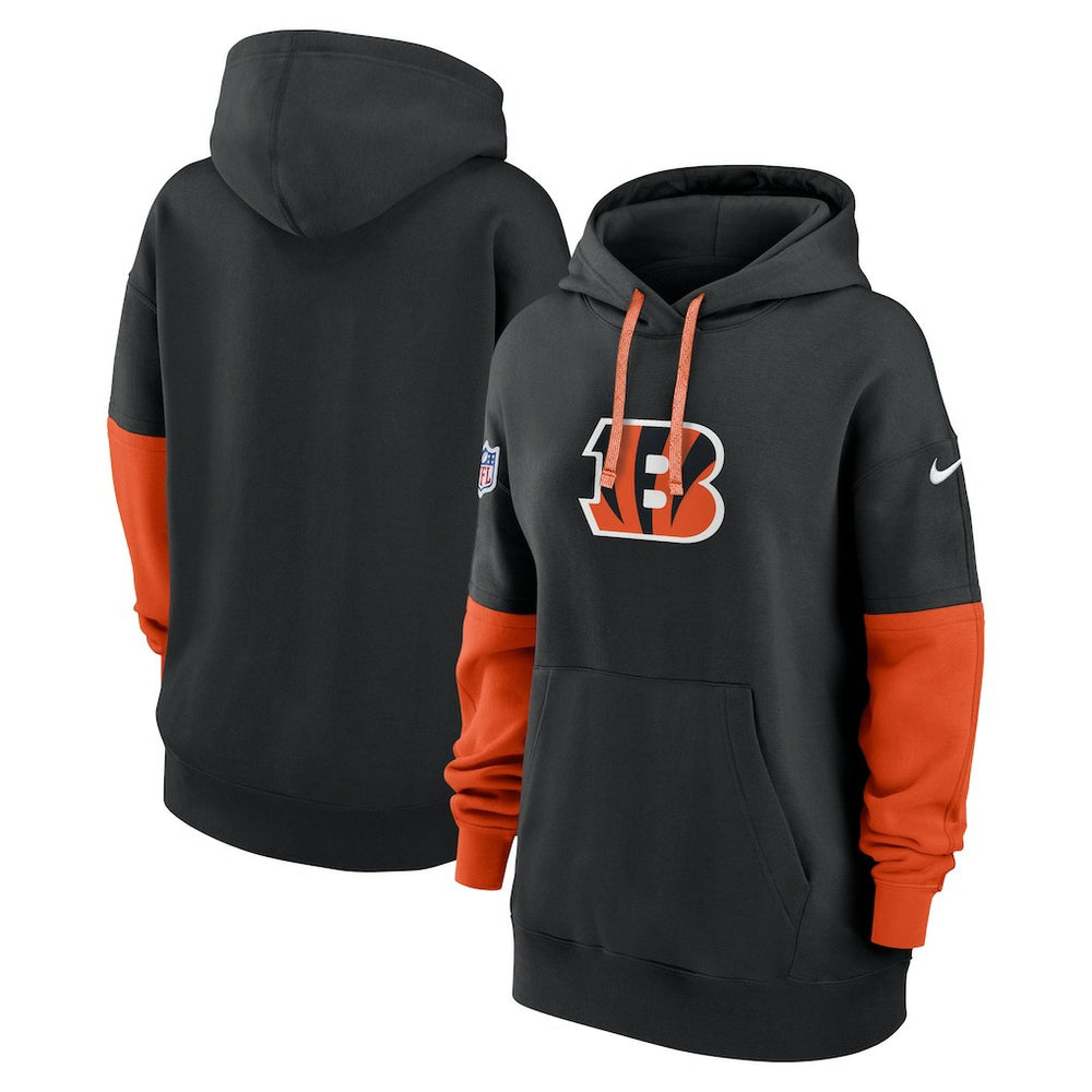 Cincinnati Bengals Women's Sideline Essential Hoodie Black