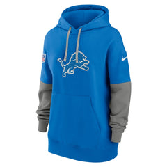 Detroit Lions Women's Sideline Essential Hoodie Blue