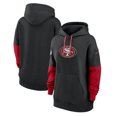 San Francisco 49ers Women's Sideline Essential Hoodie Black