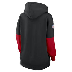 San Francisco 49ers Women's Sideline Essential Hoodie Black