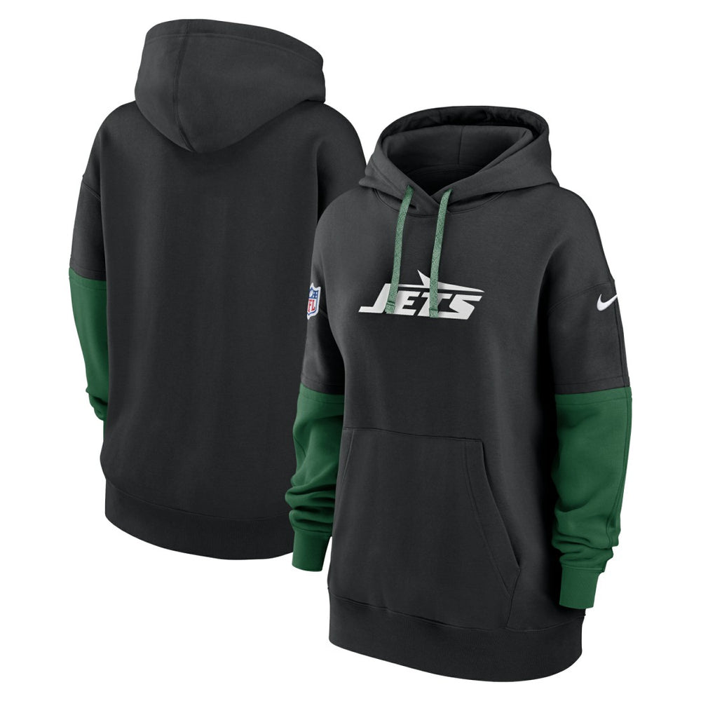 New York Jets Women's Sideline Essential Hoodie Black
