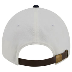 Atlanta Braves New Era Leather Strap 9TWENTY Adjustable Hat - Cream Hats