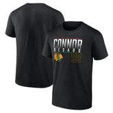 NHL Connor Bedard Chicago Blackhawks Fanatics Name & Number T-Shirt - Black