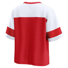 NFL Kansas City Chiefs Women's Homeschool Jersey Poly V-Neck
Fashion Top - Red/White on sale