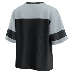NFL Las Vegas Raiders Women's Homeschool Jersey Poly V-Neck
Fashion Top - Black/Silver for sale