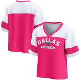 Dallas Cowboys Women's Homeschool Jersey Poly V-Neck
Fashion Top Pink/White