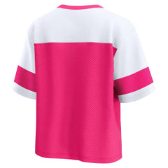 NFL Dallas Cowboys Women's Homeschool Jersey Poly V-Neck
Fashion Top - Pink/White cheap