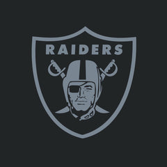 Las Vegas Raiders Women's Backup Option Long Sleeve Hoodie T-Shirt Black/White