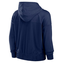 Dallas Cowboys Women's Script Lock Full-Zip Hoodie Navy