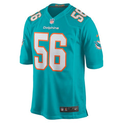NFL Quinton Bell Miami Dolphins Game Jersey - Aqua