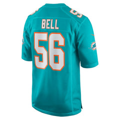 NFL Quinton Bell Miami Dolphins Game Jersey - Aqua