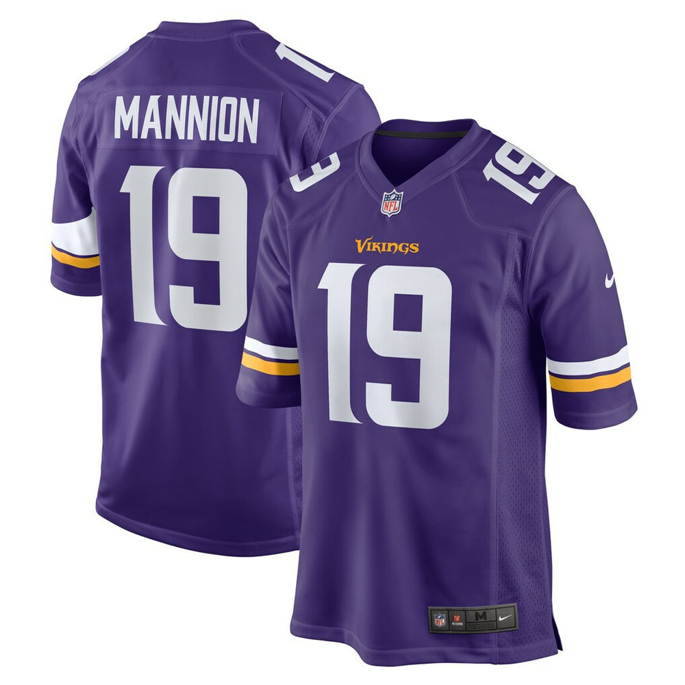 NFL Sean Mannion Minnesota Vikings Game Jersey - Purple