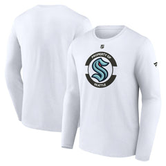 NHL Seattle Kraken Fanatics Authentic Pro Core Secondary Long Sleeve T-Shirt - White