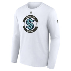 NHL Seattle Kraken Fanatics Authentic Pro Core Secondary Long Sleeve T-Shirt - White