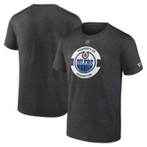 NHL Edmonton Oilers Fanatics Authentic Pro Core Secondary T-Shirt - Heather Charcoal