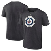 NHL Winnipeg Jets Fanatics Authentic Pro Core Secondary T-Shirt - Heather Charcoal
