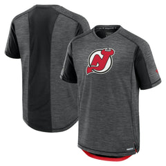 NHL New Jersey Devils Fanatics Authentic Pro Rink Tech T-Shirt - Black